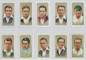 1934 Players "Cricketers 1934", complete set [50]. Mainly G/VG.