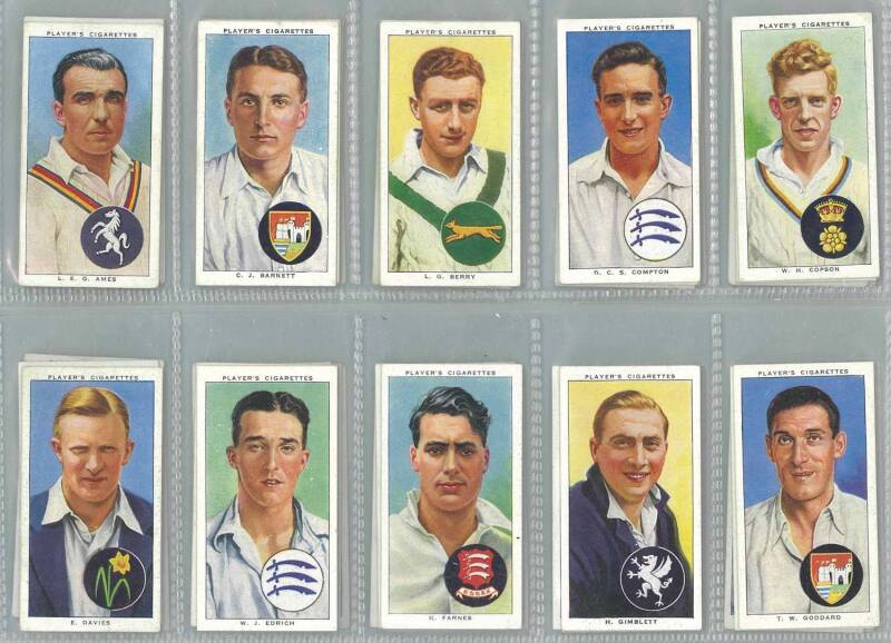 1938 Players "Cricketers 1938", complete set [50]. G/VG.