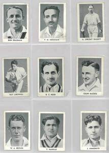 1947 Radio Fun (Amalgamated Press) "Famous Test Cricketers", complete set [24]. Mainly G/VG. Scarce.