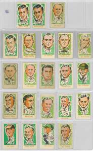 1948 Kiddy's Favourites "Popular Cricketers", part set [19/52 + 3 spares]. Fair/VG. Scarce.