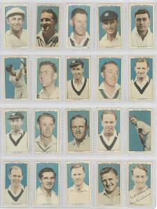 1948 Nabisco (Crispies, Weeties, Vita-Brits) "Leading Cricketers", complete set [32. Mainly G/VG.