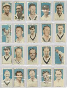 1948 Nabisco "Leading Cricketers", complete set [32]. Mainly G/VG.