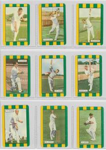 1953-54 Coles (Australia) "Australian & English Cricketers", complete set [28]. Fair/VG. 