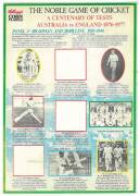 1977 Kelloggs "The Noble Game of Cricket" [18] x 2 sets & few spares; plus Panels 1-6 cut-out from cereal packets. - 2