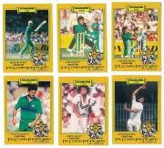 1986 Scanlens "Clashes for the Ashes", complete set [66]. G/VG.