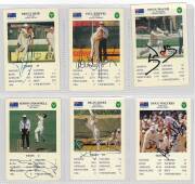 1994-95 Spears Games "Australian Cricketers" [64] + 24 signed & 40 spares. - 2