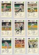 1994-95 Spears Games "Australian Cricketers" [64] + 24 signed & 40 spares. - 3