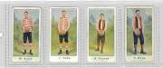 1904 Sniders & Abrahams "Australian Footballers", Series A, complete set [24] with blue framelines. Mainly G/VG. - 2