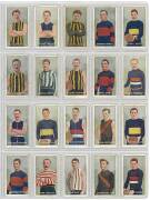 1905-06 Sniders & Abrahams "Australian Footballers - Victorian Association Players" (includes Richmond, North Melbourne & Footscray), Series B, complete set [20]. Mainly G/VG. Rare.