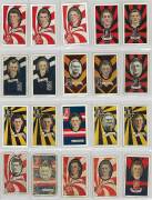 BALANCE OF FOOTBALL CARDS, c1905-2014, noted 1933 Godfrey Phillips (51); 1933 Allens (40); 1953 Argus Football Portraits (3); 1965 Mobil Footy Photos [40]; 1994 Telearch phonecards [4]; 1996 TipTop "Hyfibe Heroes" [38]; sticker albums; 2014 Micro-figures. - 2