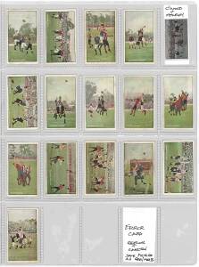 1908-09 Sniders & Abrahams "Australian Football - Incidents in Play", almost complete set [15/16]. Fair/VG.