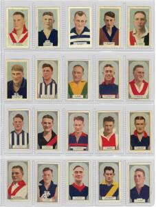 1933 Hoadleys "Victorian Footballers", part set [28/100]. Fair/VG.