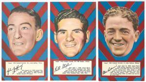 1953 Argus "1953 Football Portraits", large size (11x19cm), the complete set of Fitzroy players [6/72]. G/VG.