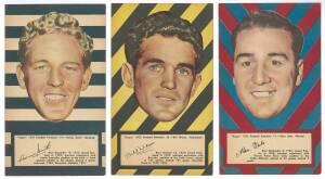 1953 Argus "1953 Football Portraits", large size (11x19cm), part set [46/72]. Fair/VG.