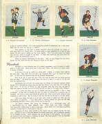 1953 Kornies "Footballers in Action" (Flag), complete set [64] stuck into album. Fair/G. - 2