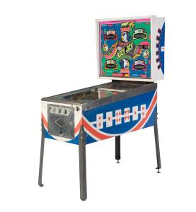 PINBALL MACHINE: "Black Jack", made by Bally (USA), needs a few repairs.