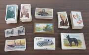 c1886-1939 cigarette cards, noted Duke's Cigarettes "Actresses" (16); 1898 Wills "Conundrums" [25]; 1910 Wills "Kings & Queens of England" (silk) [38]. Poor/VG. (Total c1500). - 4