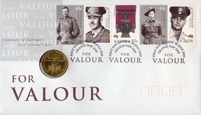 PNC group, 2000 Last ANZACS, VICTORIA CROSS & Sydney Olympics pair, 2001 Cent. of Army and 2003 QEII Golden Jubilee (2); 2006 Prestige Booklet with 50c coin, QEII Royal Visit & C'wealth Games; Ltd. Ed. covers with medallions, 2007 Geelong Cats, 2008 Megaf