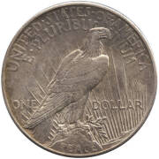 MORGAN SILVER DOLLARS: 1898-1921 Whitman push in album with 1898, 1898S & O, 1899S & O, 1900, 1900S & O, 1901S & O, 1902, 1902-O (6), 1903, 1903S, 1904, 1904S, 1921 and 1921 Peace (2). Mixed grades to EF+. - 6