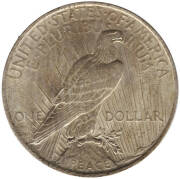 PEACE SILVER DOLLARS: 1921-1935 Whitman push in album with 1921, 1922, 1922S & D, 1923, 1923S & D, 1924, 1924S, 1925, 1925S, 1926, 1926S, 1926D (2), 1927 (2), 1927S (2), 1934 (2), 1934D and 1935s (2). Mixed grades to VF. - 4