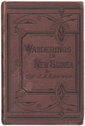 NEW GUINEA AND PAPUA group. Many relate to the early days incl. exploration and missionary work. Wide range of titles, noted 1875 "Wanderings in the interior of New Guinea", Capt. J.A. Lawson, scarce, currently lists $350; c1885 "Work and Adventure in New