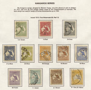 1913-65, 2 albums with S/Seas pages (1 hingeless) and a mixed mint/used collection. With Roos to 5/-, KGV heads to 1/4, then a reasonable range incl. Robes, Arms & Navigators, officials and postage dues. MUH incl. £1 Robes & £1 Navigator. Mixed condition.