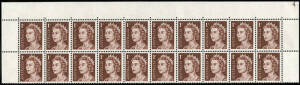 Diverse range, mainly **. OS opts incl. 2d & 3d K'ford Smith*; 1966-74 specialized collection on annotated pages. Incl. blocks & strips with varieties. Noted 1c QEII strip of 20 with Plate No.4; 4c QEII strips of 20 with top & bottom Plate No's, 16 - 28 a