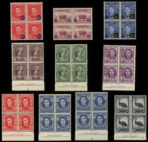 1928-65 collection in Hagner album; mainly blks.4, with many Imprints. 99% MUH.