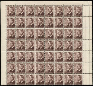 KGVI PERIOD: Range in sheets and large blocks, with values to 8½d, both commemoratives and definitives.