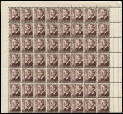 KGVI PERIOD: Range in sheets and large blocks, with values to 8&frac12;d, both commemoratives and definitives.