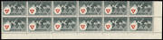 1954-61 QEII group with varieties: Full sheets incl. 1958 5&frac12;d War Memorial with "Retouched sky over dome", BW.342d & dc; 1960 Xmas with "Re-entry to 'LIA' etc." BW.381d; 1961 1/- Colombo Plan with "Weak entry R frame" BW.382d; 1956 3&frac12;d Resp. Govt. part sh