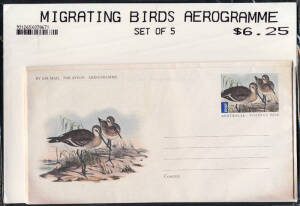 Extensive range of Aust. Post maximum cards in binders or as original packs. Plus a binder of aerogrammes and a range of airmail postal stationery, postal cards and Aust. Post postcards. Offered at a fraction of original purchase price.