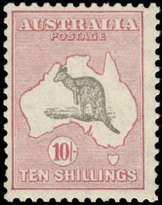 10/- Grey & Pink. Fine, fresh colour.