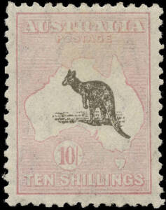 10/- Grey & Pale Pink; very well centred MVLH.