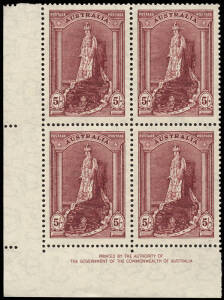 5/- Robes (Thick paper) Ash Imp.blk.4; 5/- Robes (Thin paper) Authority Imp.blk.4, both **. Also, 10/- Robes (Thick paper) FU blk.6.
