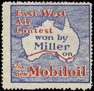 1929-2008 collection of airmail vignettes beautifully presented on annotated pages. Starting with a 1929 Sydney - Perth Air Race, a 1930/31 Plum Kingsford Smith and a 1934 Charleville Gala vignettes it includes 9 other different vignettes and 5 covers upt