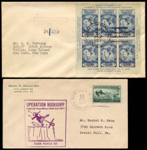USA range to 1979, incl. 1930 Byrd Expedition x8, 1934 Byrd Expedition x11 (incl. full sheetlet on cover), 1947 Operation Highjump x7 and an extensive coverage of Operation Deep Freeze (1956-78). Various postmarks & cachets, majority fine.