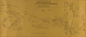 RAILWAYS: NSW TRACK DIAGRAMS: all large size & laminated: Strathfield New Signal Box, Stage 4 - Flemington Goods Junction, 1983; Lidcombe, 1971; Sydney Terminal Station, 1962. Also: VR Track Diagram. North Melbourne & Macauley, not laminated, 1983. All ve