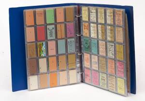 RAILWAY: EDMONDSON TICKETS, a semi-sorted collection housed in plastic pockets in three albums, mainly 1980s & 90s (some earlier)