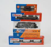 MODEL RAILWAYS: ROCO: Electric Locomotive SBB Ae 6/6 (4195), with rolling stock, comprising of Alternating Silo Wagon Set &lsquo;Eva&rsquo; & &lsquo; Karsdorfer Zement&rsquo; (44055), Rungswagen with Loaded Rails (46492), Service Crate (4334A). All mint in original cardboard pac