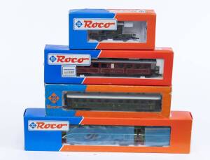 MODEL RAILWAYS: ROCO: DB Digital Sound DR DRG 4-6-2 Class Br 18 201 Steam Locomotive with Tender (63201), with Rolling Stock Comprising of SBB 1st & 2nd Class Passenger Car (44730/31), SBB 3rd Class Passenger Car (44200A), DB Sputnik Goods Car (46960). Al