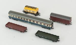 MODEL RAILWAYS: ROCO: Group of Unboxed Miscellaneous Rolling Stock of Mixed Condition. (14 items)