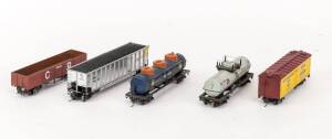 MODEL RAILWAYS: Group of&nbsp;Miscellaneous&nbsp;Model Train Rolling Stock of Different Manufacturers. All unboxed and mixed condition. (26 items)