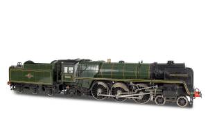 The “Owen Glendower 70010” - A Britannia Class live steam 5 inch gauge (1:12 scale) locomotive. Full working example with coal tender. Magnificently Australian built and compliant; accompanied by: • The current boiler certificate.• The original drawings f