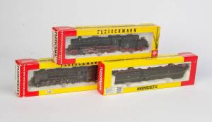 MODEL RAILWAYS: FLEISCHMANN: Steam locomotives comprising #4178, 4179 & 4363. All in original boxes. (3 items).