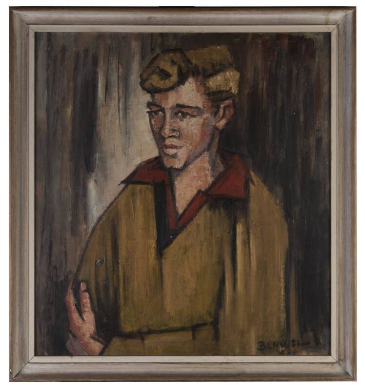 BENWELL (ACTIVE 20TH CENTURY) (Portrait of a Young Man)