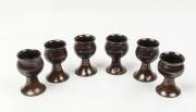 BENDIGO POTTERY A set of nineteen stemmed wine cups - 2