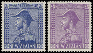 1882-1967 group, catalogued on cards. Range includes 1915-30 KGV set of 15 FU, 1926-34 2/- blue & 3/- mauve KGV Admirals, on Jones paper*, 1931 'Smiling Boys' pair*, pair FU and a single 1d + 1d*, 1935 5d ultramarine Swordfish with a slight doubling of th