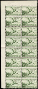 1960-62 (SG.31-36) 1/1 - 10/- Pictorials: the high values in blocks of 4 or larger, several with Imprints. 20 of each. Cat.&pound;730+.