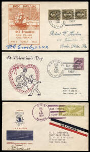 Commemorative covers, 1931/32 (3), 1933 (28), 1934 (59), 1937 (3) and 2 others. Majority U.S. Frigate Constitution (75+). also incl. Utah, Cachalot, Kanawha, Northampton, Aylwin etc. Noted 4 signed covers. Mixed condition. Selling on e-bay $5 to $40 each.